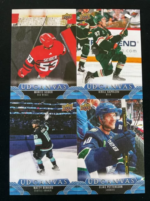 2023-24 Upper Deck Series 2 Canvas Base, Young Guns RCs & SPs *U Pick From List*