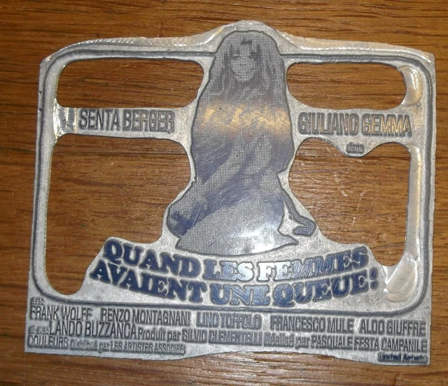QUAND LES FEMMES avaient une queue plaque imprimerie cinema publicite EUR 10,00 PicClick FR