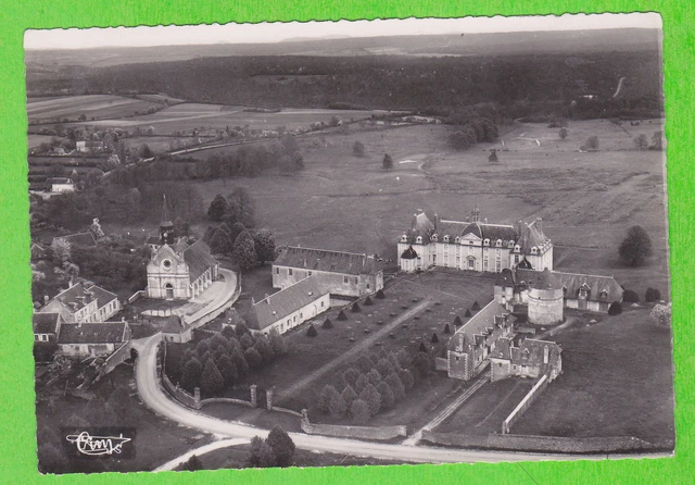 58 - MENOUX - Vue aérienne de l'Eglise et du Château