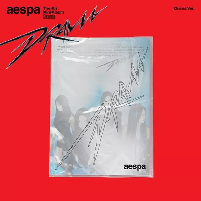 AESPA DRAMA The 4th Mini Album DRAMA Ver/CD+2 Photo Book+4 Sticker+2 Poster+Card