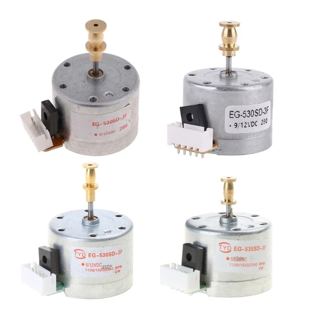 Eg530sd-3f Dc5-12v 3 Velocità 33/45/78 Rpm Giradischi In Metallo Motore Per Giradischi - Foto 2