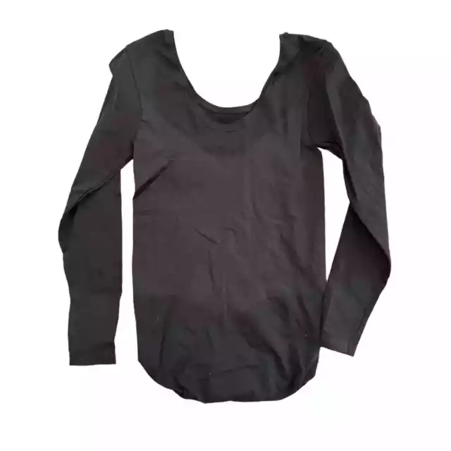 SPANX LONG SLEEVE Scoop Neck Bodysuit XL Black £37.46 - PicClick UK