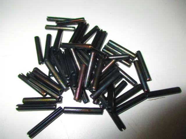 1/8" x 3/4" Slotted Spring Roll Pins PLAIN CARBON (QTY 100) 2