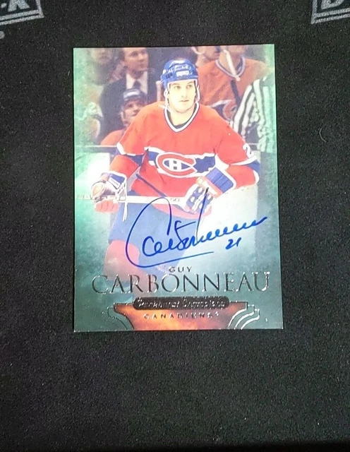 2011-12 UD Parkhurst Champions Guy Carbonneau #46 Auto