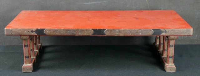 Antique Japan Buddhist altar table 1700s wood craft interior