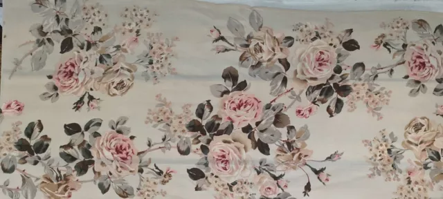 VTG Ralph Lauren Beautiful Floral Pattern 100% Silk Scarf Made in Japan