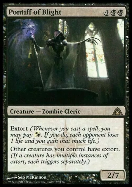 Pontiff of Blight ~ Drachenlabyrinth [ausgezeichnet] [Magic MTG]