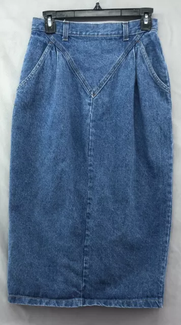 Vintage American Profile Jeanwear Denim Skirt Size 10 Women
