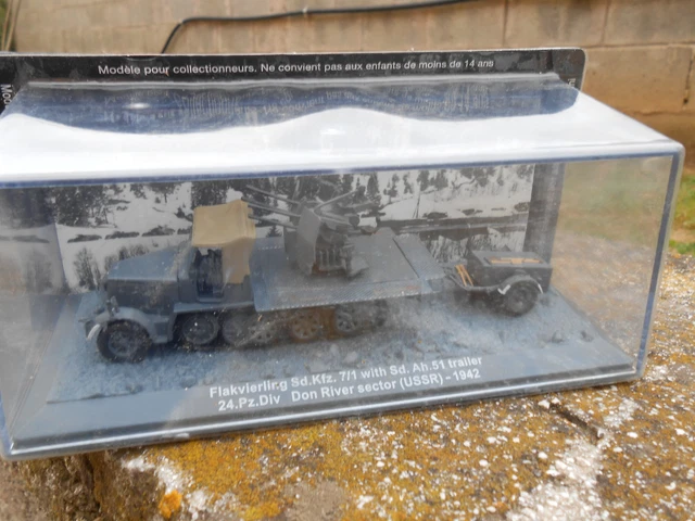 Modèle Réduit Militaire Flakvierling SDKFZ 7/1 URSS 1942 - Échelle 1:72 - Marque IXO - Neuf En Boîte