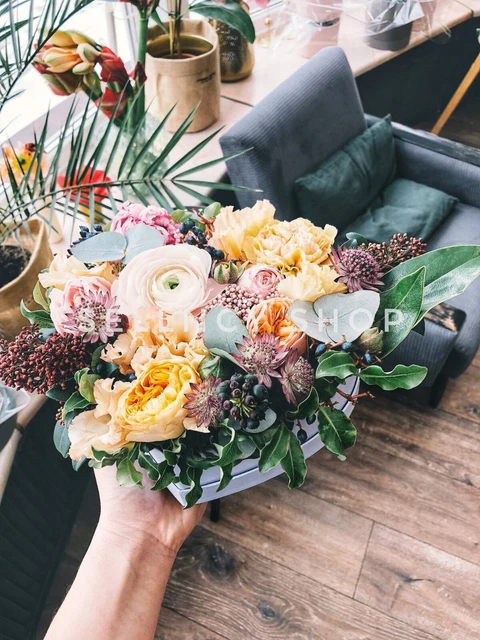 Nature Palette Assorted Color Flowers Bouquet - Digital Image Picture Wallpaper