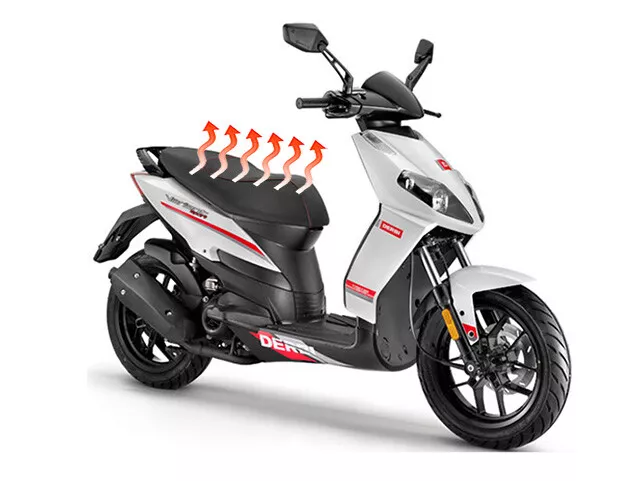 Sièges Chauffants Charbon pour Derbi Scooter