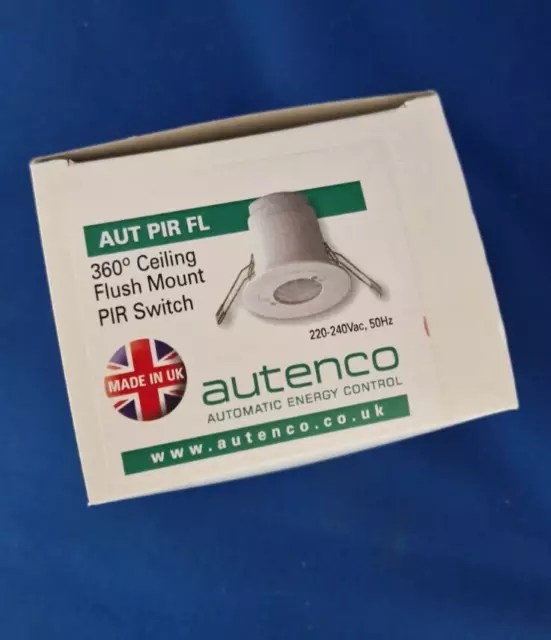 Danlers Autoenco AUTPIRFL 360 Degree Occupancy PIR Switch White
