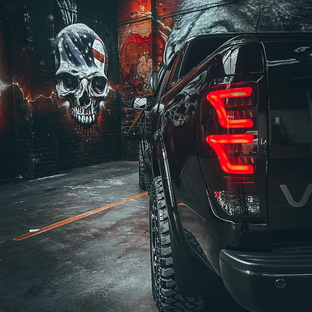 VOODOO SMOKED LED Rear Tail Lights for Ford Ranger T6 2019+ PX3 £449.99 ...