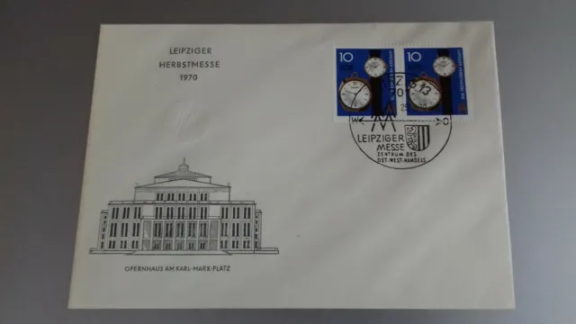 💥✉️☘️ Ersttagsbrief DDR 1970 💎 Mi. 1601 💎 "Leipziger Herbstmesse 1970" ☘️✉️💥