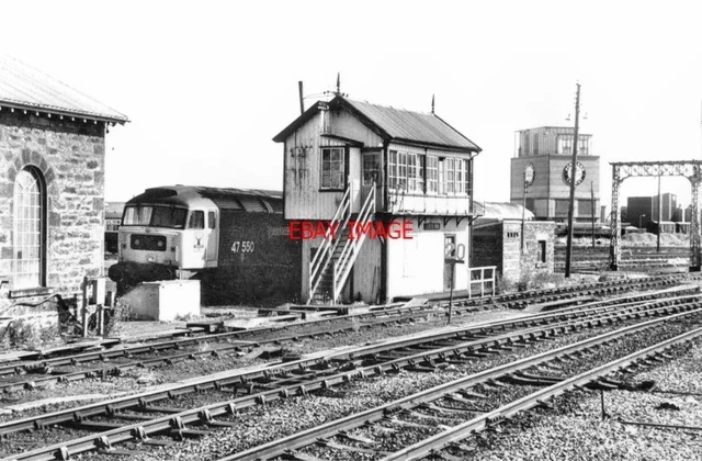 Photo  1986 Inverness Loco Signal Box The Signal Box Known As 'Loco Box' At Inve