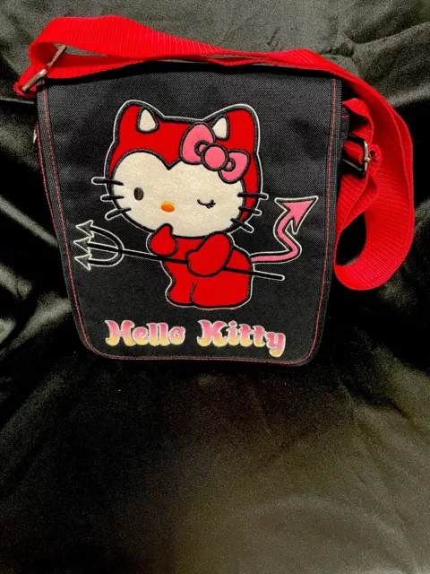 Vintage RARE!! Hello Kitty Devil Purse Sanario Crossbody Bag-Excellent Condition
