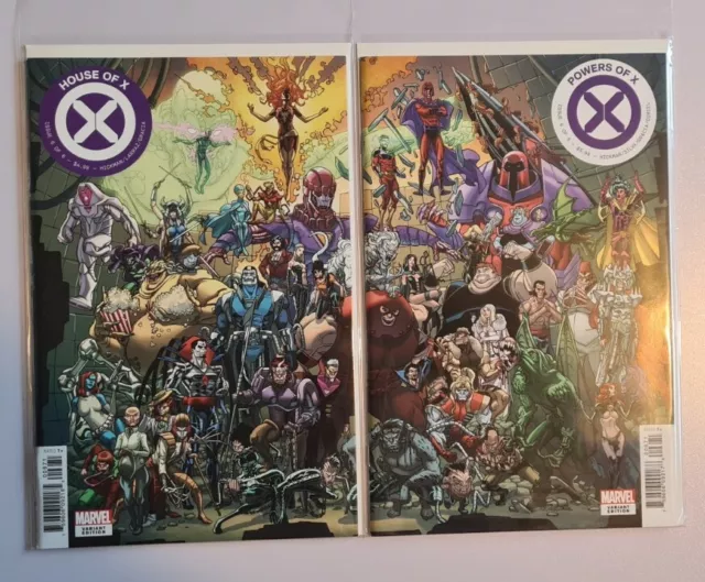 House Of X Power Of X #6 - Connecting Variant - Garron - NM - Bagged & Boarded