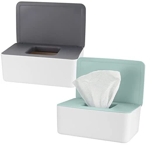 2pcs Wipes Dispenser Baby Wipe Container Wet Wipes Cases Holders