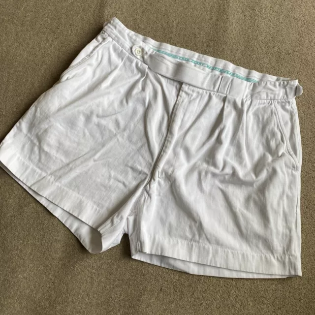 Vintage Fred Perry Sportswear White Tennis Shorts Size 32