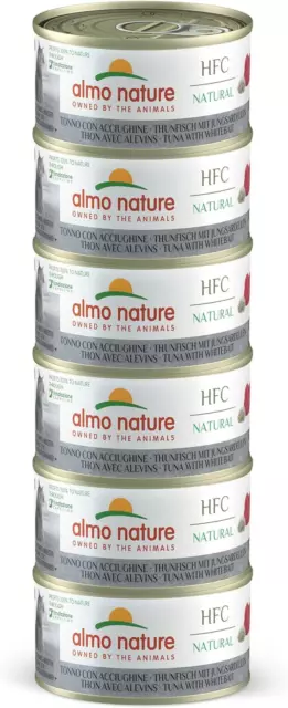 HFC Natural Megapack, Alimento Umido per Gatti - Tonno Con Acciughine - (6 Latti