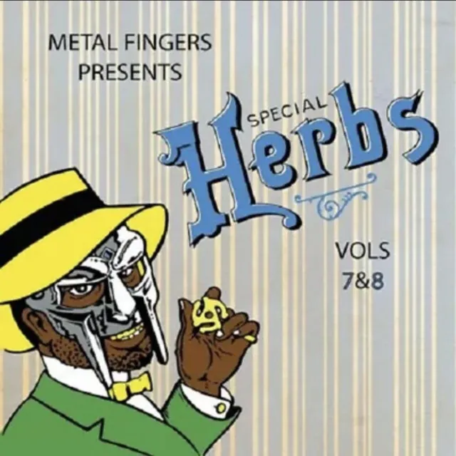 MF DOOM Metal Fingers Presents ‘Special Herbs” Vol 7 & 8, 13 Track Instrumental