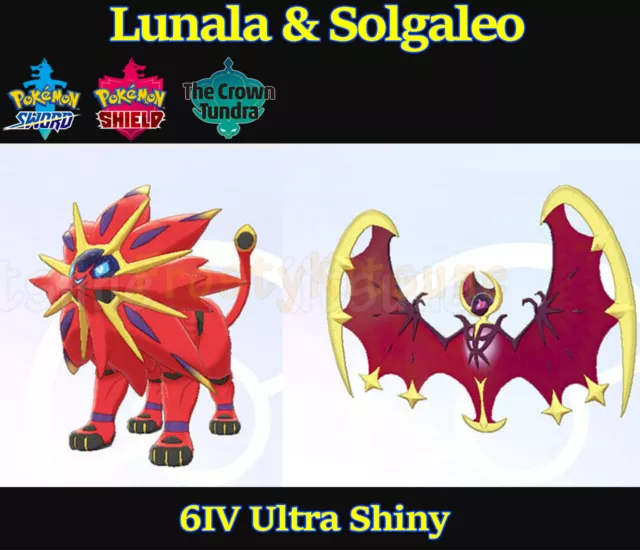 Pokemon Sword and Sheild // 6IV DEX COMPLETION PACK // Comsog Cosmoem  Solgaleo Lunala Shiny Solgaleo Shiny Lunala // Fast Link Trades -  Hong  Kong