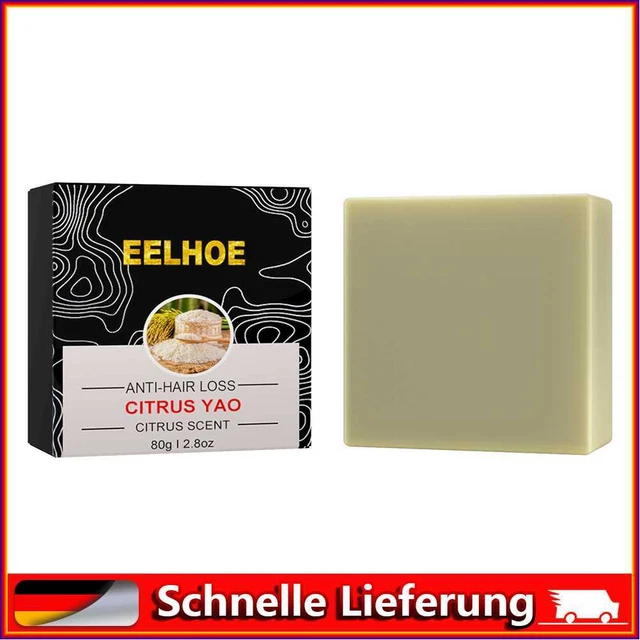 Champú de arroz jabón hidratante antipérdida de cabello natural rápido crecimiento del cabello nutritivo