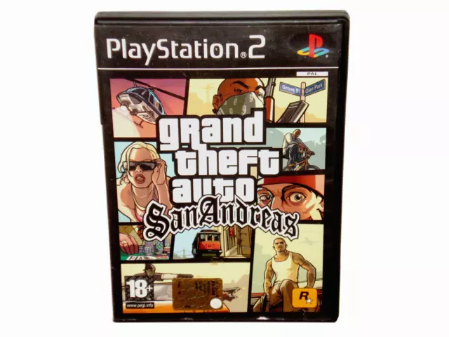 gioco ps 2 per playstation 3 gta grand theft auto san andreas ita pal completo