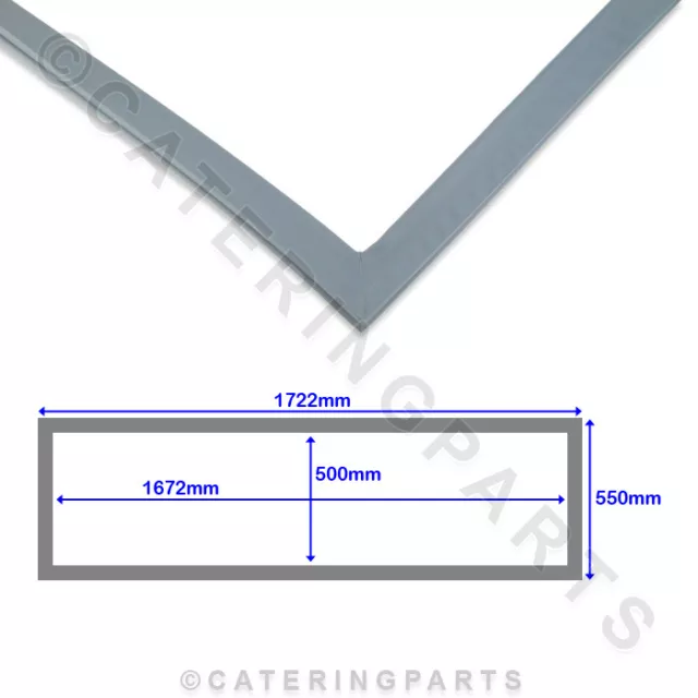 IARP IA0313205 MAGNETIC FRIDGE DOOR GASKET SEAL 1722mm x 550mm AB400PV ABX400