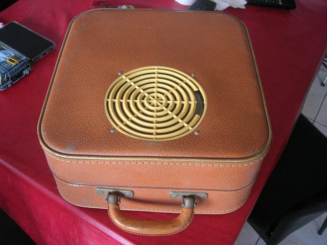 Tourne disque valise Ondax - Verdi - Label Emmaüs
