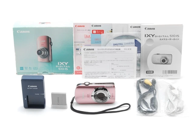 IXY DIGITAL 510IS　20250314F5(YM) Canon IXY DIGITAL 510 IS PowerShot IS 12.1 MP Pink Digital