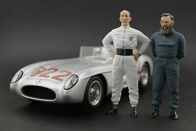 FIGURINES 1/18  MOSS JENKINSON MILLE MIGLIA  VROOM  NOT PEINT MINICHAMPS CMC CMR 