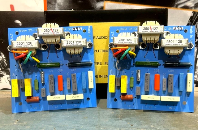 BBC LS3/5A SPEAKER 15Ohm Crossover type FL6/23, R.A. Rogers Chartwell ...