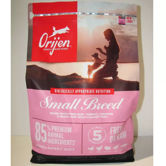 Orijen Small Breed All Stages Dog Food Grain Grain Free 4 lb BB 10.12.2023