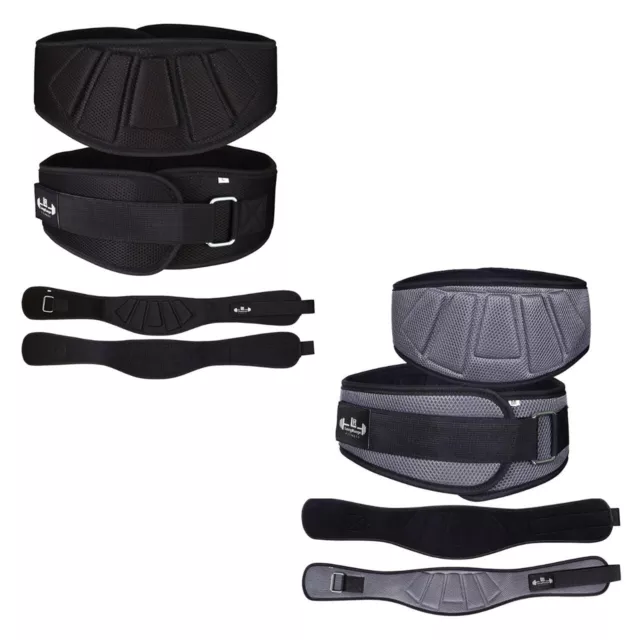 LR Weight Lifting Belt Neoprene Men & Women Fitness Gym Workout 6″ Support Brace