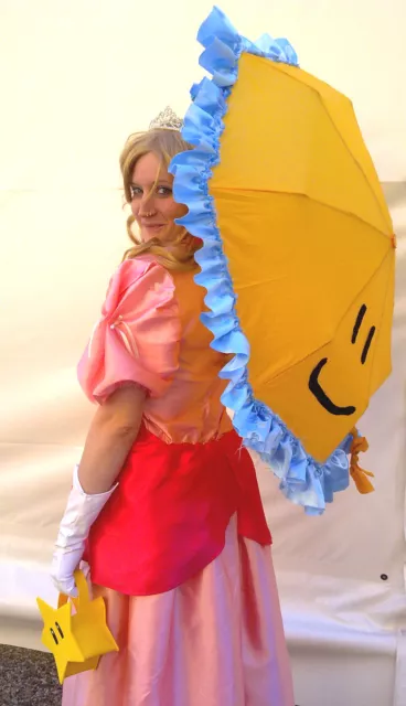 ♥♥OMBRELLINO PRINCESS PEACH SUPER MARIO COSPLAY principessa umbrella  ombrello♥♥ EUR 9,50 - PicClick FR