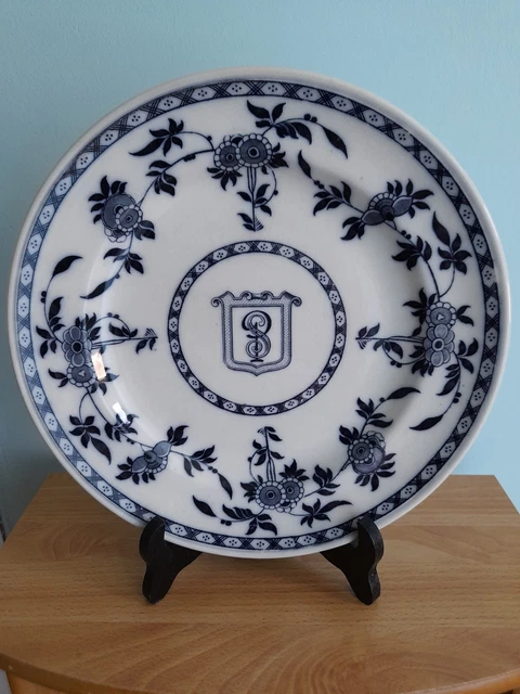 Grande poterie ancienne de Minton en faïence « BRUNSWICK » des années