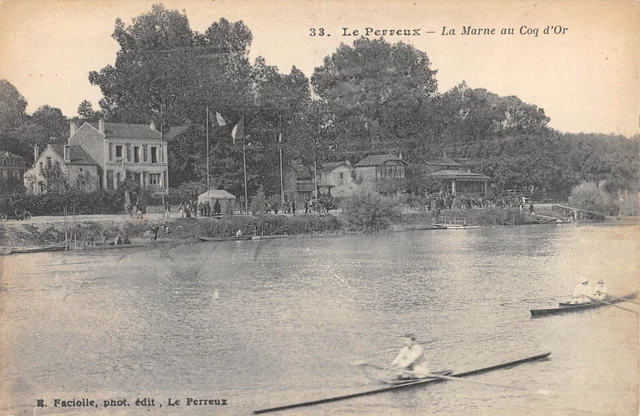 Cpa 94 Le Perreux / La Marne Au Roq D'or