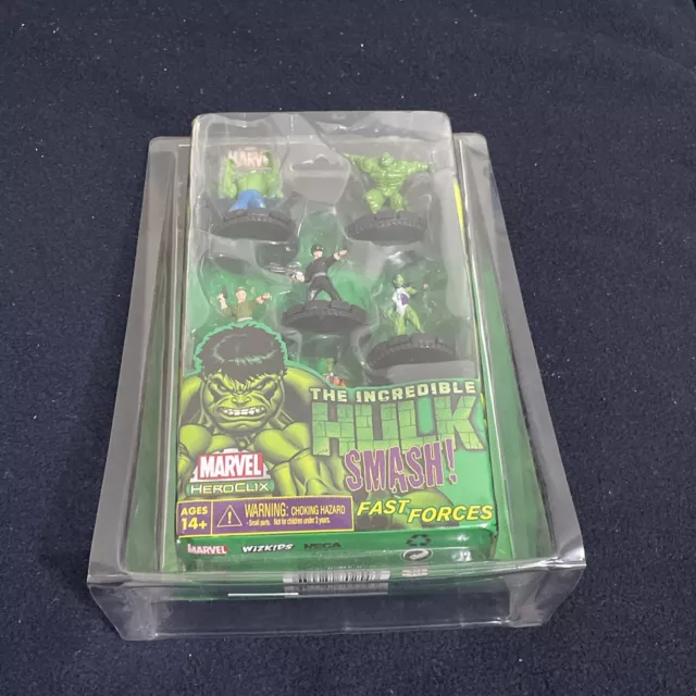 Heroclix Sealed New Incredible Hulk Smash Fast Forces Set Marvel Neca 2011