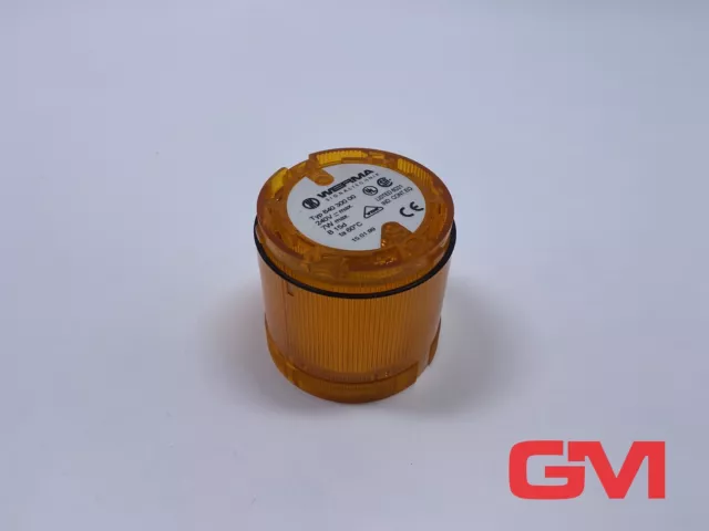 Werma Continuous Lighting 84030000 Permanent Light Element Kombisign 70 Yellow