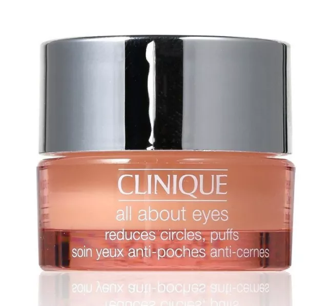 Clinique ALL ABOUT EYES Eye Cream Reduces Dark Circles/Puffs 5ml TRAVEL SIZE