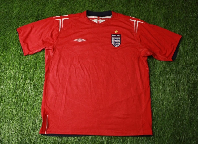 Maglia Calcio England Team 2004/2006 Jersey Away Umbro Taglia Originale Xxl