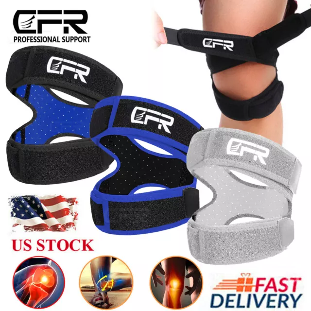 Knee Support Patella Stabilizer Strap Band Tendon Brace Pain Sports Gym Joint HG