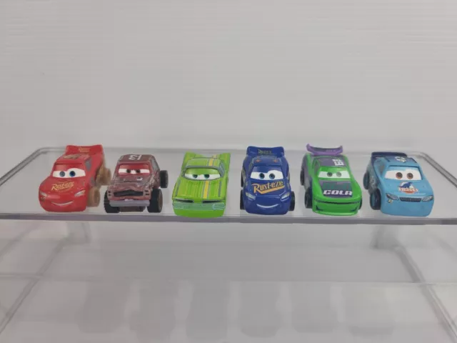 Disney Pixar Cars Micro Lot of 6 Cars Mattel 2017 BULK LOT Vehicles (f)