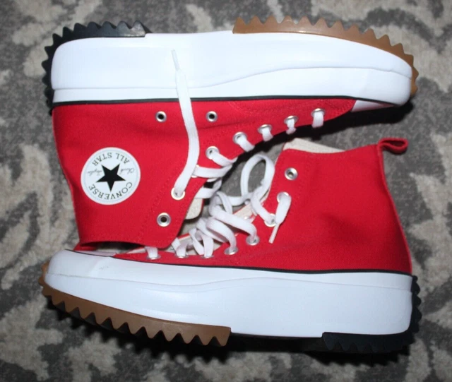 CONVERS Run Star Hike Platform Lift Shoes GR A06157C Red SZ 9 MENS | 10.5 WMNS