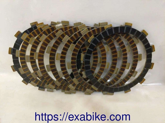 Kit De 7 Disques Lisses D’embrayage Pour Yamaha FZ6 600 RJ074 (2004-2006) - Compatible - Neuf Générique