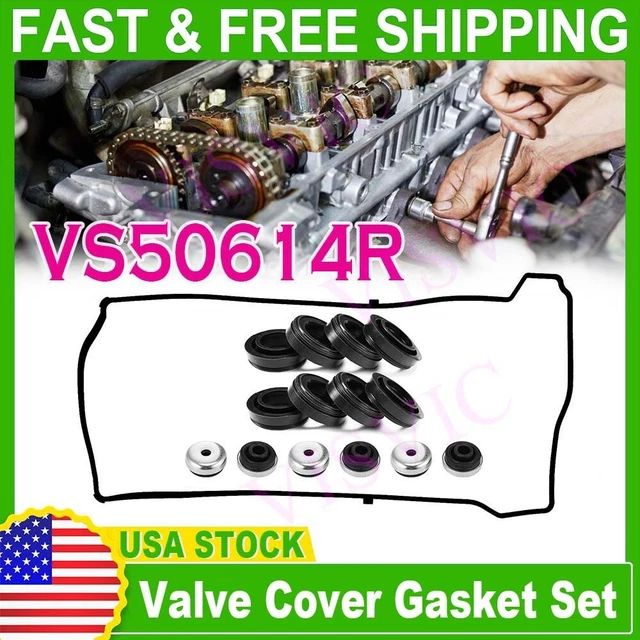 VS50614R VISVIC Valve Cover Gaskets Set New For Honda Civic Accord CR-V Element