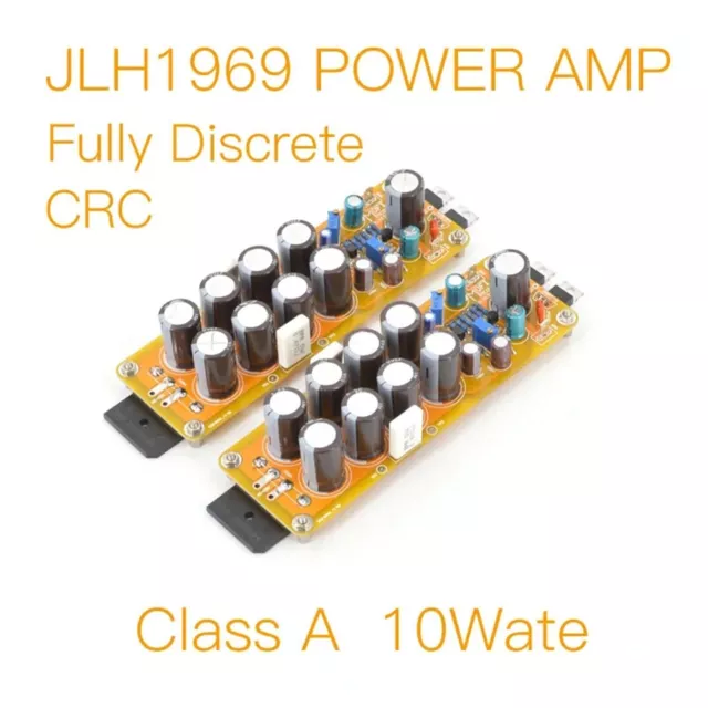 1 paire de carte finie d'amplificateur de puissance HOOD JLH1969 classe A