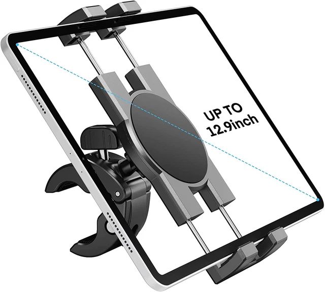 Spin Bike Tablet Holder Mount, Phone Ipad Holder Stand Exercise Bike Handlebar M