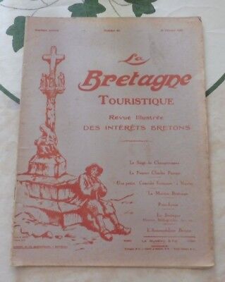 Bretagne revue illustrée des intérêts Bretons Aubert 15e année complète 1936 